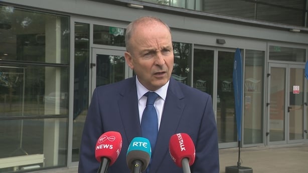 Taoiseach Micheál Martin speaking in Cork