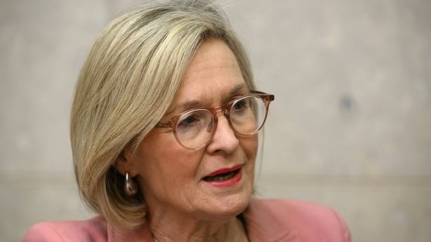 Mairead McGuinness is pictured at the EU headquarters in Brussels in October 2024