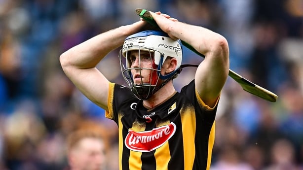 6 July 2025; Huw Lawlor of Kilkenny after his side's defeat in the GAA Hurling All-Ireland Senior Championship semi-final match between Kilkenny and Tipperary at Croke Park in Dublin. Photo by Piaras Ó Mídheach/Sportsfile