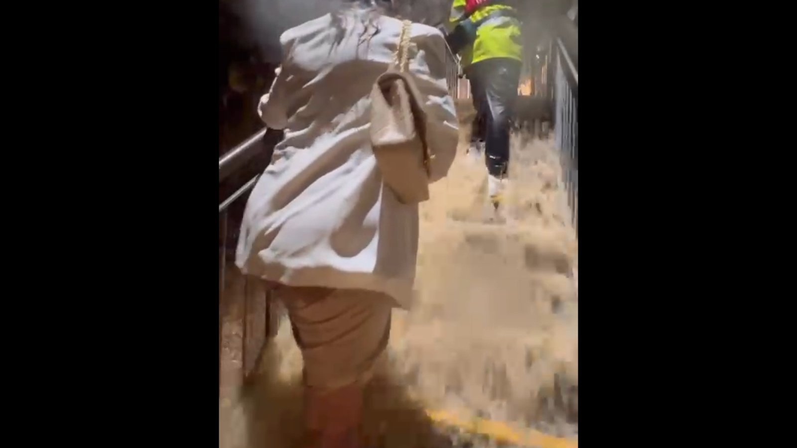 Couple's date to cave like 'Hollywood movie' amid floods