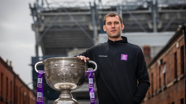 REPRO FREE ***PRESS RELEASE NO REPRODUCTION FEE***Eamonn McGee And Marc O'Sé Ahead Of The All-Ireland Senior Championship Final 23/7/2025Wednesday, July Former Donegal footballer Eamonn McGee, pictured today for AIB ahead of GAA Football All-Ireland Senior Championship final between Donegal and Kerr