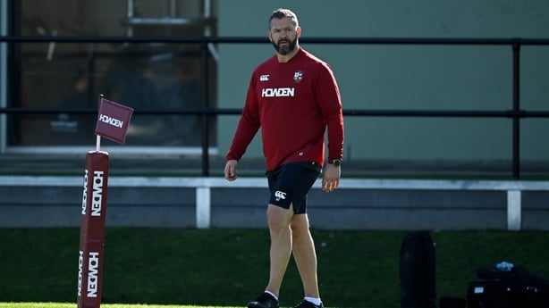 24 July 2025; Head coach Andy Farrell during a British & Irish Lions squad training session at Xavier College in Melbourne, Australia. Photo by Brendan Moran/Sportsfile