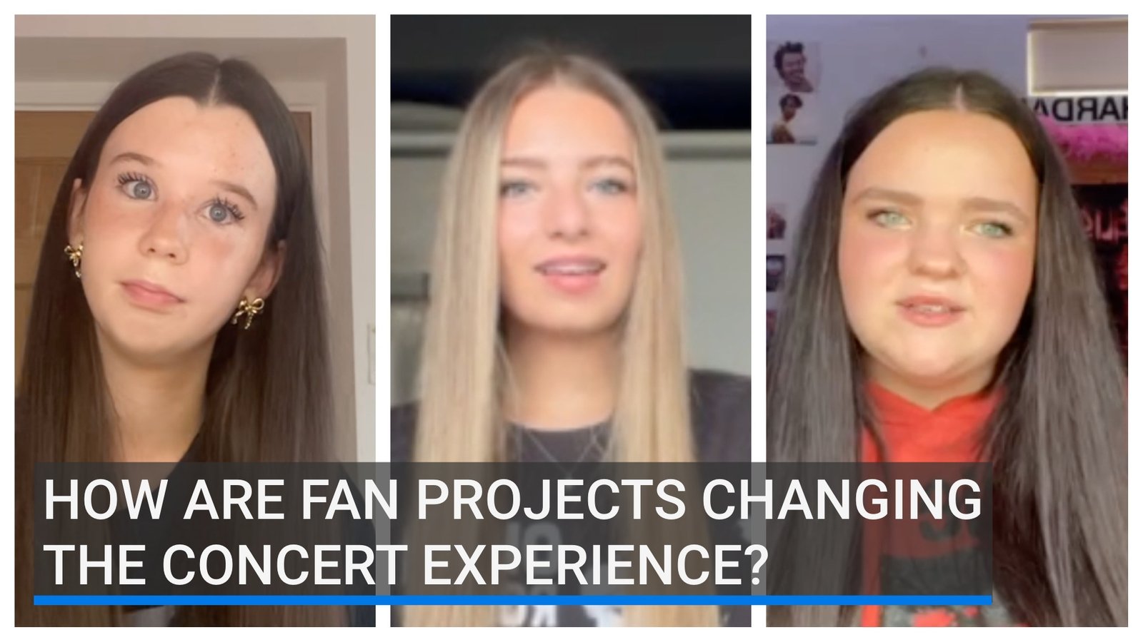 How are fan projects changing the concert experience?
