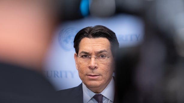 NEW YORK, UNITED STATES - 2025/06/30: Ambassador Danny Danon of Israel speaks to the press ahead of the Security Council meeting on situation in the Middle East including the Palestinian question at UN Headquarters. (Photo by Lev Radin/Pacific Press/LightRocket via Getty Images)