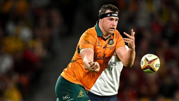 19 July 2025; Nick Frost of Australia during the first test match between Australia and the British & Irish Lions at Suncorp Stadium in Brisbane, Australia. Photo by Brendan Moran/Sportsfile