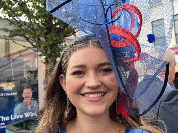 Ruby O'Reilly Duff created a unique look for Ladies Day at the Galway Races