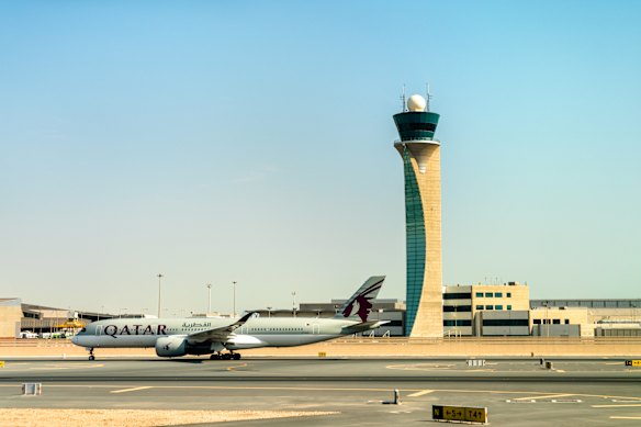 Doha – time on the tarmac.