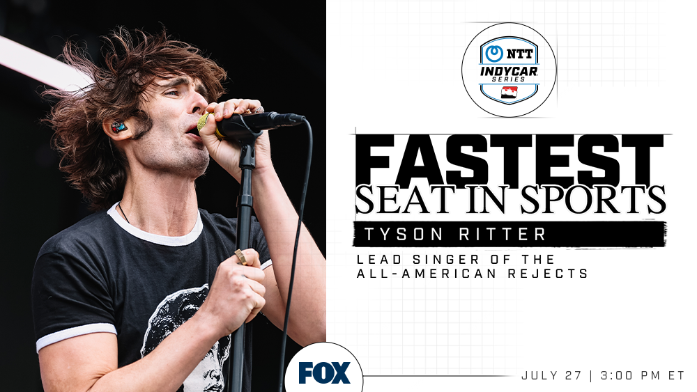 All-American Rejects' Tyson Ritter to Ride in Fastest Seat in Sports