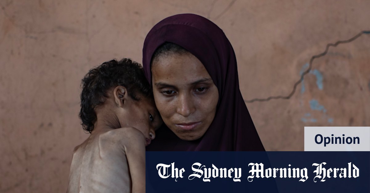 I saw starving children every day in Gaza. It makes you question humanity