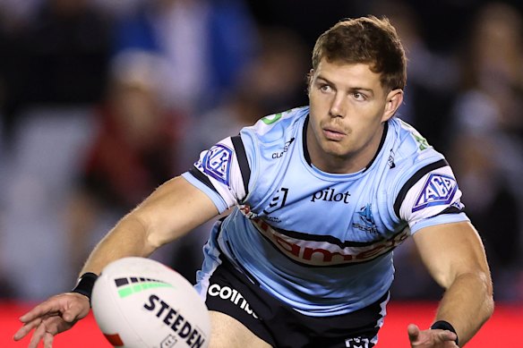 Blayke Brailey was a standout once again for Cronulla.
