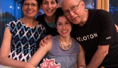 Shahnaz Pestonji, left, was a retired nurse. She was a wife, a grandmother and a mom. That’s how her family, husband Soli Pestonji, right, and daughters Yasmin and Dina Pestonji, centre, are choosing to celebrate her life. (Submitted by Pestonji family - image credit)