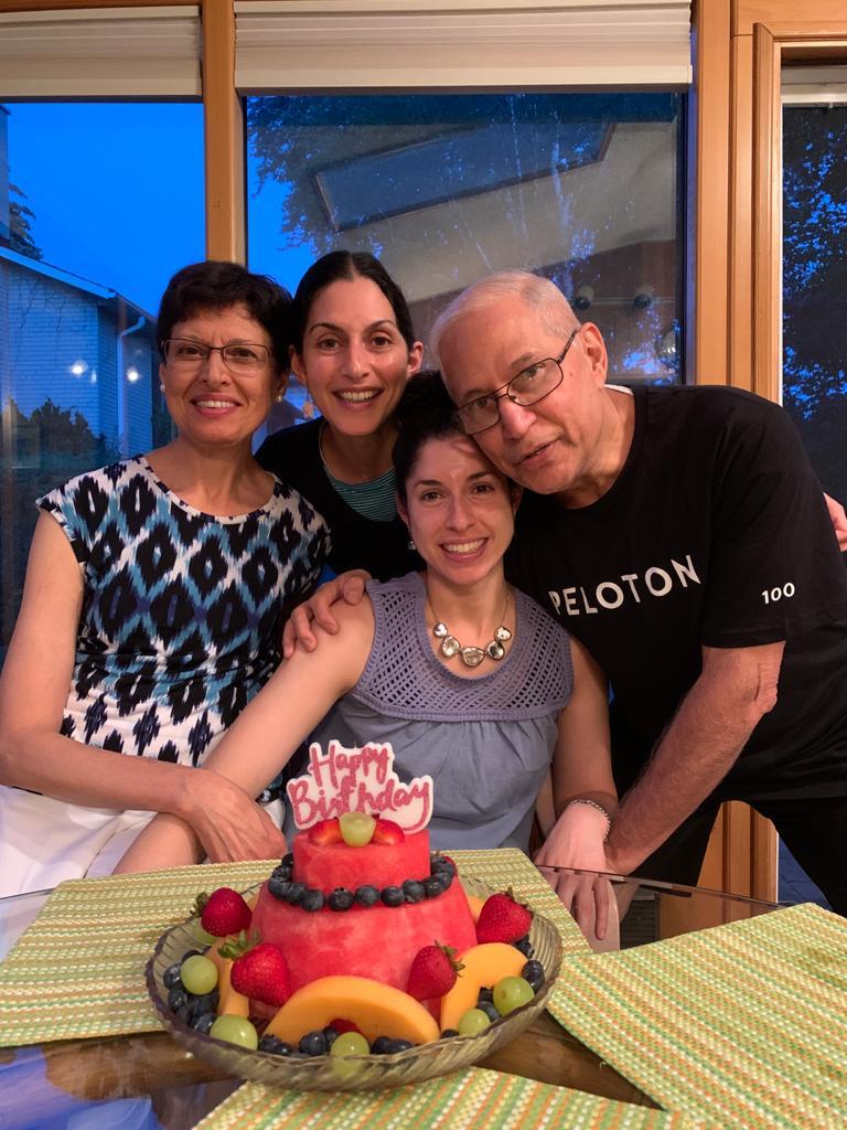 Shahnaz Pestonji, left, was a retired nurse. She was a wife, a grandmother and a mom. That’s how her family, husband Soli Pestonji, right, and daughters Yasmin and Dina Pestonji, centre, are choosing to celebrate her life. (Submitted by Pestonji family - image credit)
