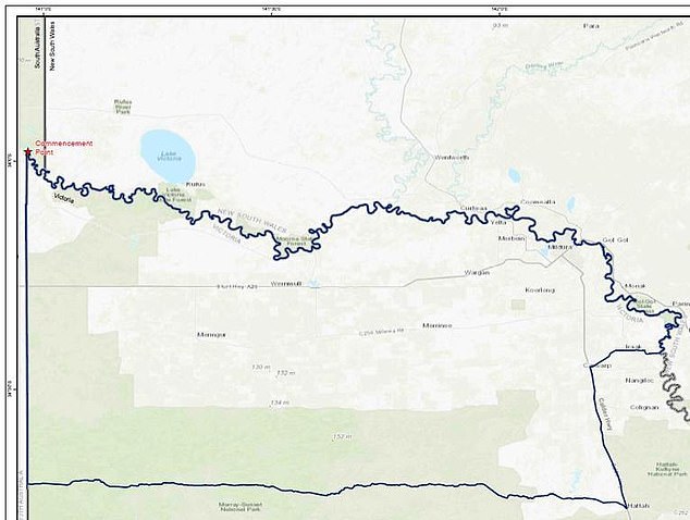 The Federal Court recognised the First Peoples of the Millewa-Mallee Peoples as holding rights on land stretching from Victoria's northwest corner to the South Australian border (pictured)