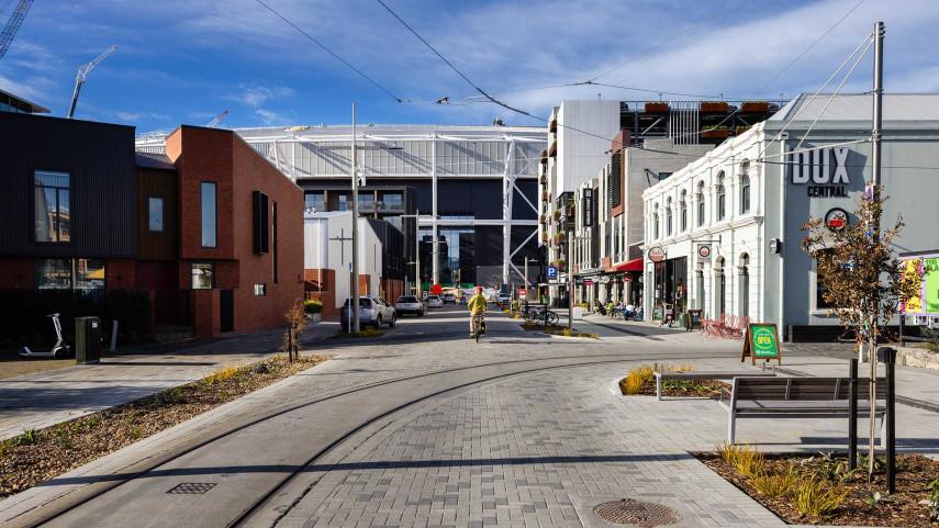 Stadium street upgrades finished in Christchurch