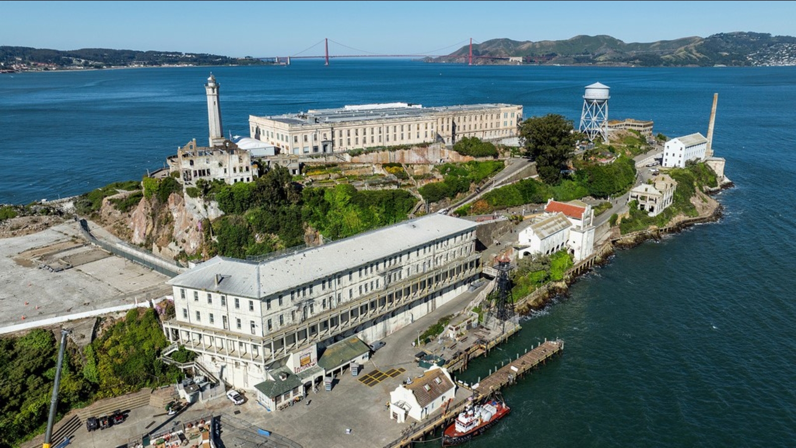 AG Pam Bondi in San Francisco visiting Alcatraz to announce Trump admin's reopening plans as Nancy Pelosi blasts 'stupidest' idea