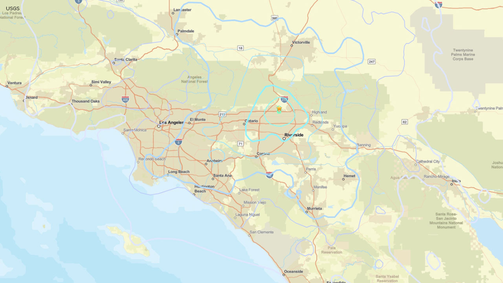 4.3-magnitude earthquake strikes near Fontana, shaking felt across Los Angeles