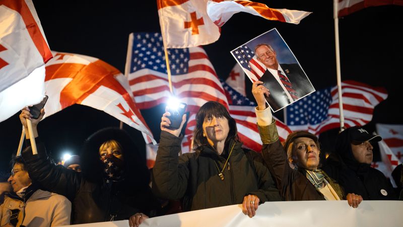 As democracy in Georgia collapses, Russia, China and Iran see an opening