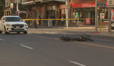 Cyclist struck near Bloor and Dufferin streets