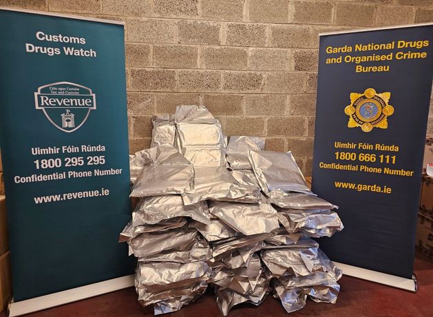 Drugs worth €1.6m seized and man arrested after van intercepted in Wexford