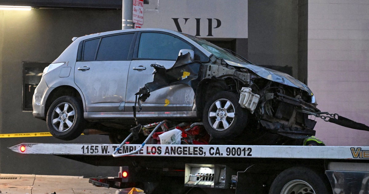 Vehicle drives into Los Angeles crowd injuring at least 30; 7 in critical condition