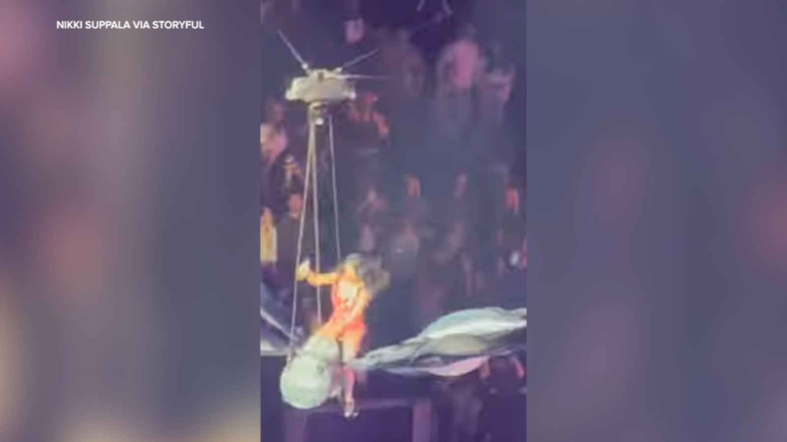 Caught on camera: Katy Perry experiences frightening midair mishap during Lifetimes Tour concert at San Francisco's Chase Center