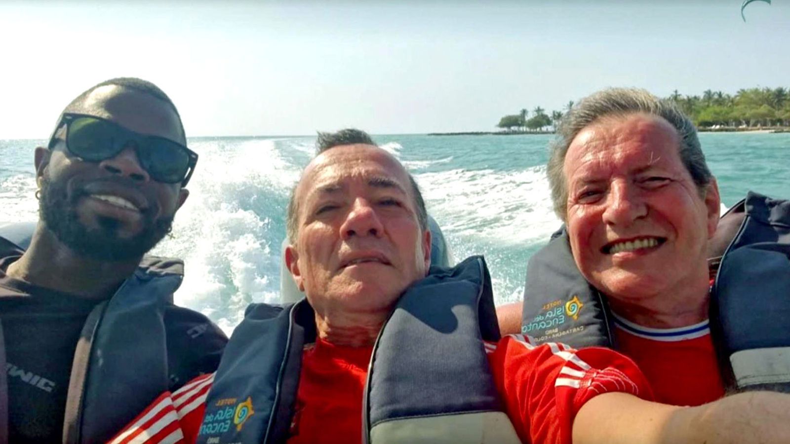 Yostin Andres Mosquera with Albert Alfonso and  Paul Longworth .