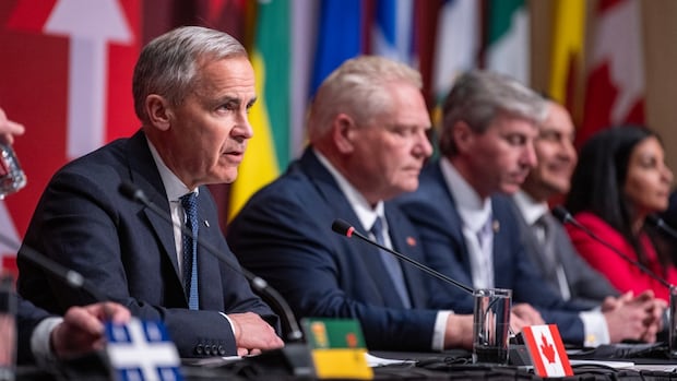 Carney to brief premiers on U.S. trade talks at Muskoka summit