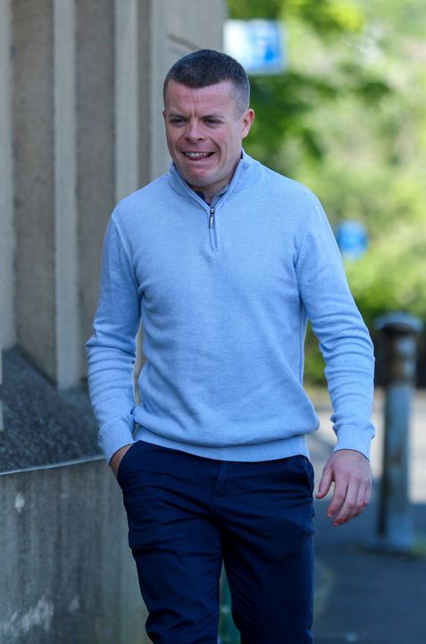 Aidan Nugent arriving for a previous court hearing in May, 2025