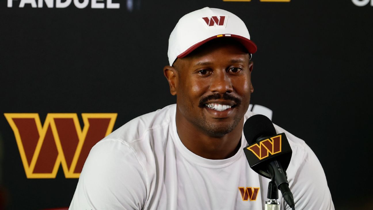 Commanders' Von Miller - I can 'still roll out of bed' and rush passer