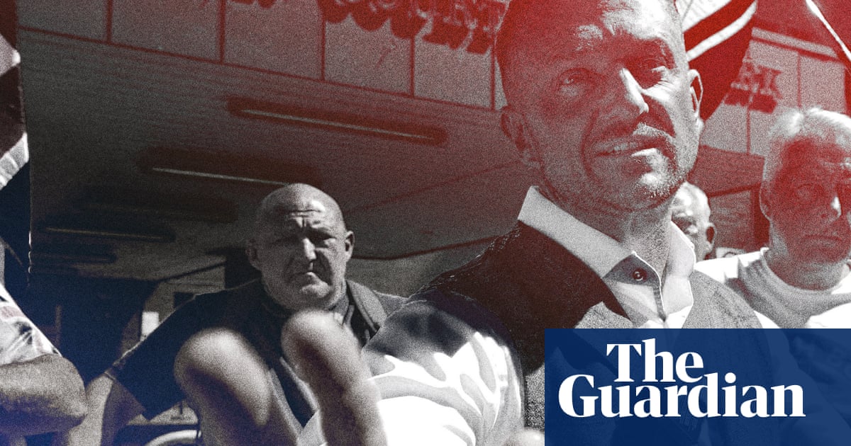 ‘Dodgy guys who dress just like him’: meet the team behind far-right activist Tommy Robinson | Tommy Robinson