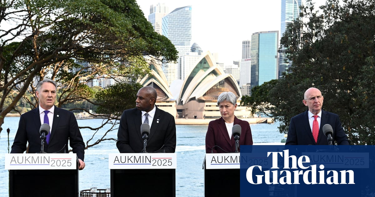 UK and Australia sign Aukus treaty to build nuclear submarines as Lammy downplays US doubts | Australian foreign policy