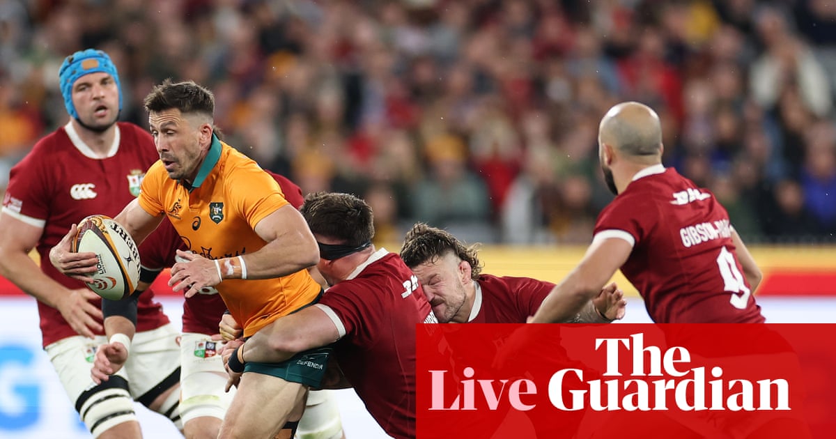 Australia v British & Irish Lions: second Test – live | British & Irish Lions