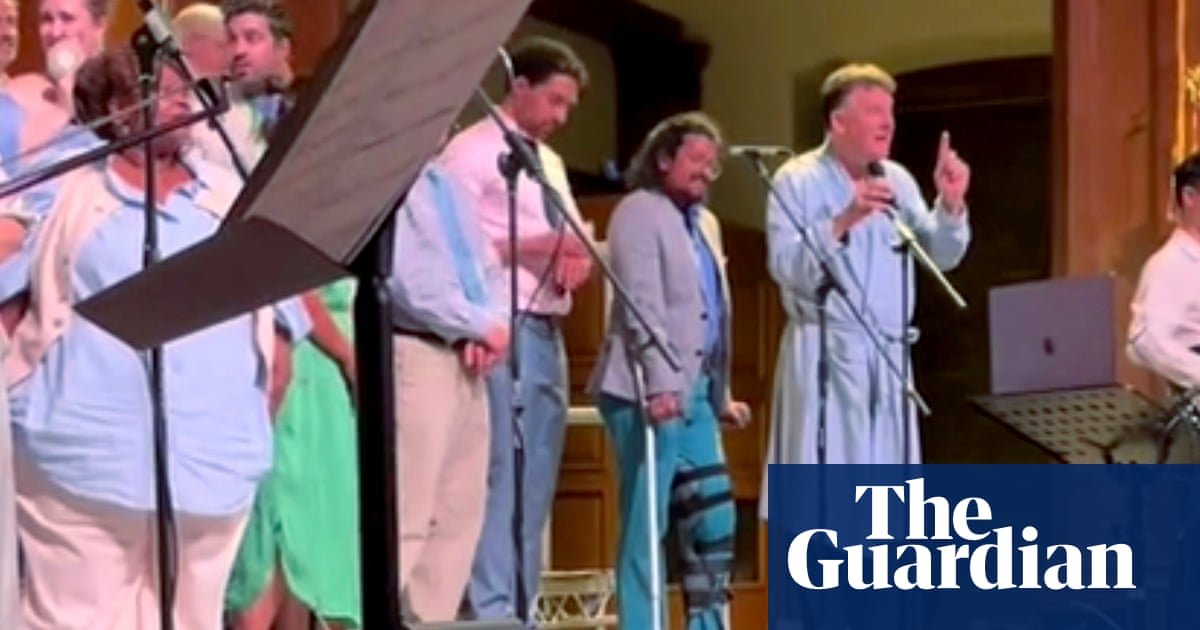 ‘Terrible racket’: bishop in dressing gown shuts down London choir concert | London