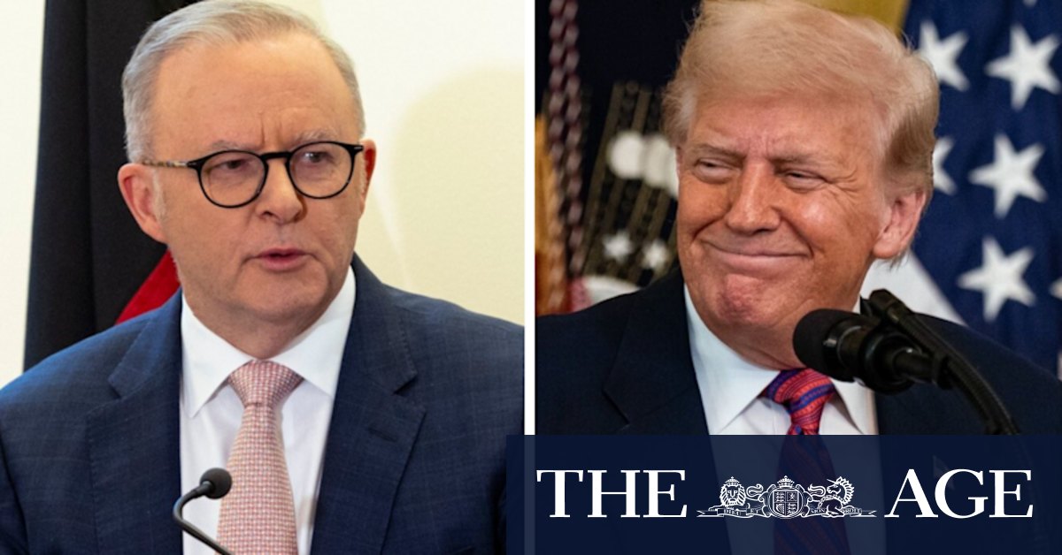 Trade minister Don Farrell retracts claim about Trump and Albanese’s talks