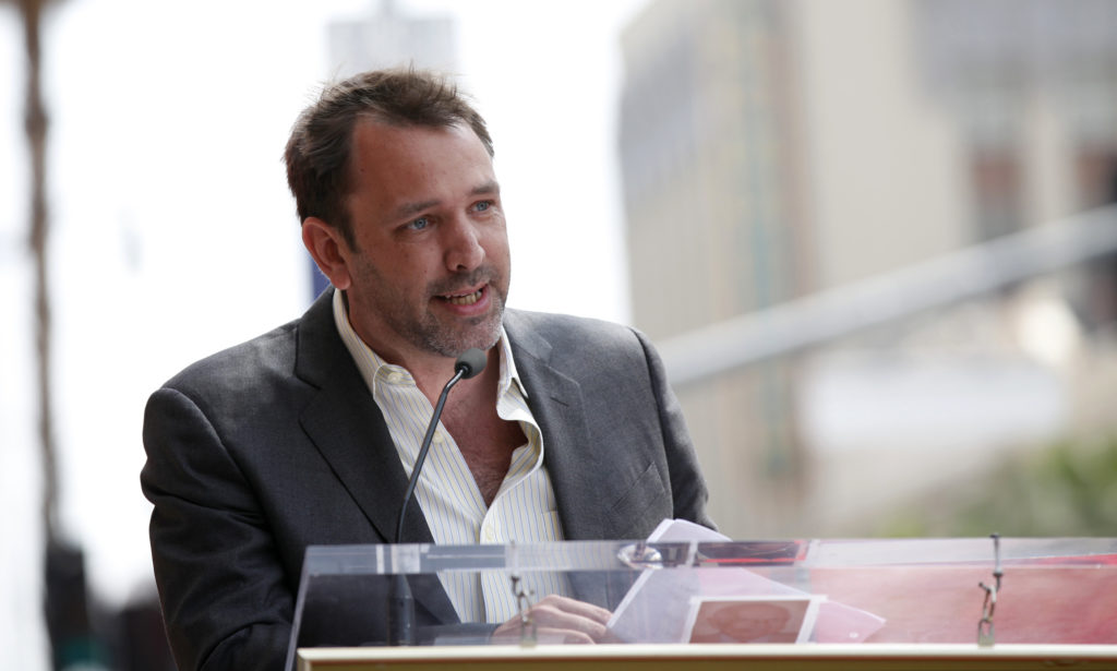 Parker speaks at the ceremony where illusionists Penn and Teller unveiled their star on the Walk of Fame in Hollywood