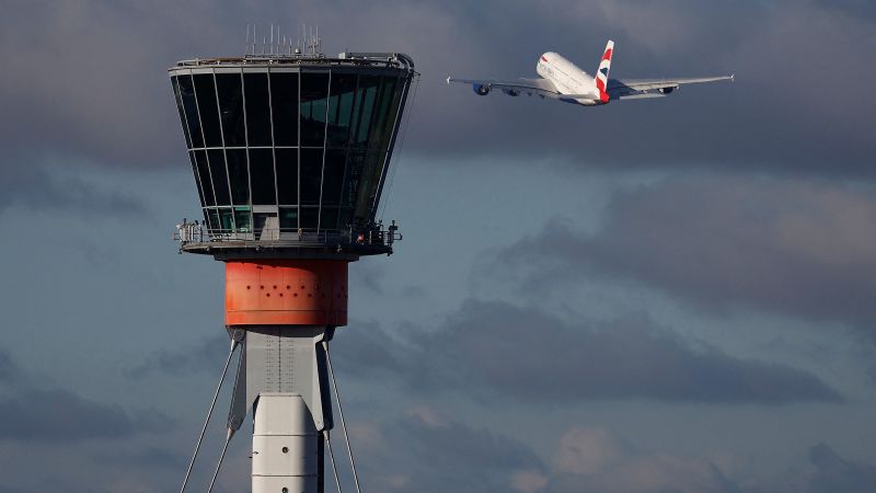Flights at UK airports hit by major technical issue