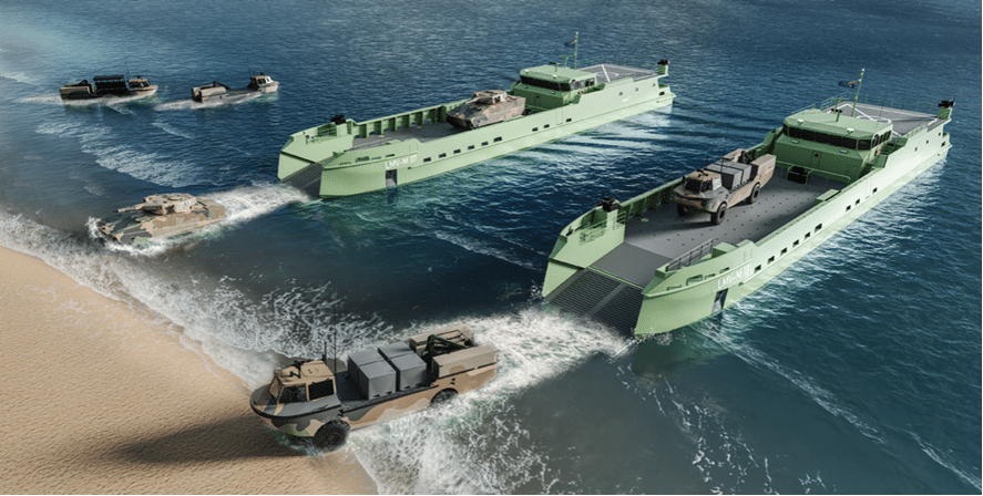 The Australian Army's future medium landing craft. Credit: Commonwealth of Australia.