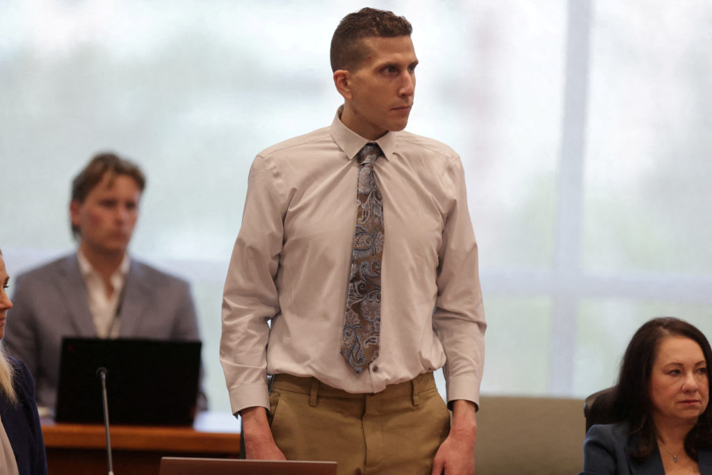 Bryan Kohberger, charged in the murders of four University of Idaho students, appears at the Ada County Courthouse, in Boise