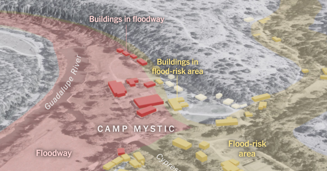Camp Mystic Cabins Stood in an ‘Extremely Hazardous’ Floodway