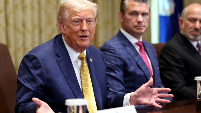 Fact check: Debunking 11 of Trump’s false claims at Cabinet meeting