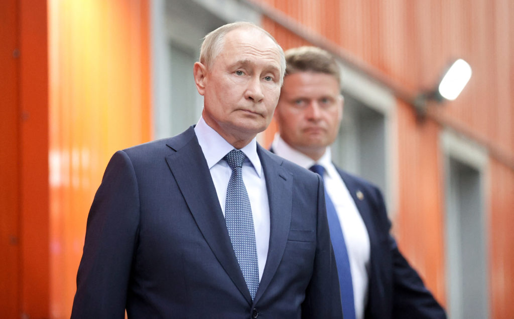 Russian President Vladimir Putin visits the Magnitogorsk Iron and Steel Works