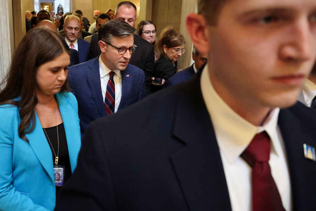 House Speaker Mike Johnson on Thursday.