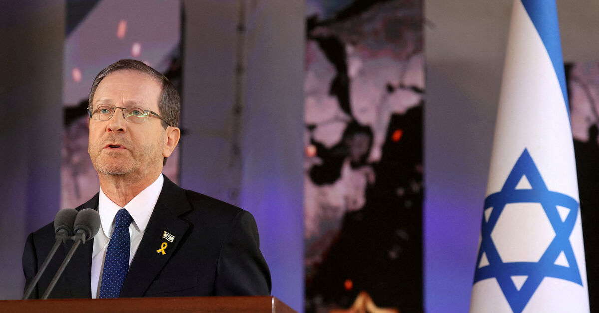 Israeli president visits Gaza, speaks of 'intensive' talks on hostages