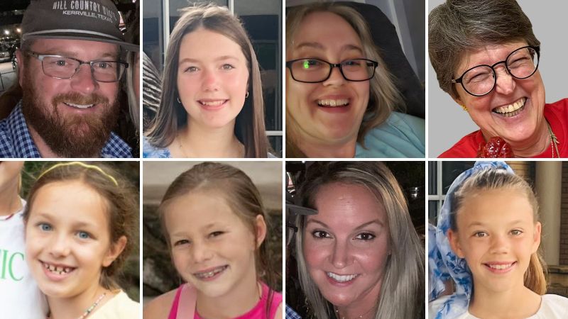 The victims of the Texas flooding tragedy