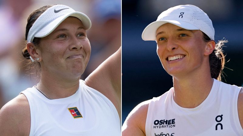 American Amanda Anisimova and Polish star Iga Świątek to face off in Wimbledon final on Saturday