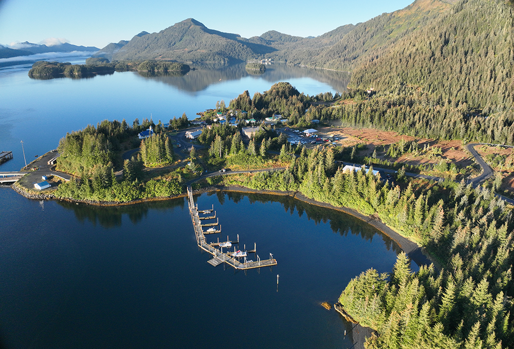 Aerial image of Chenega, Alaska