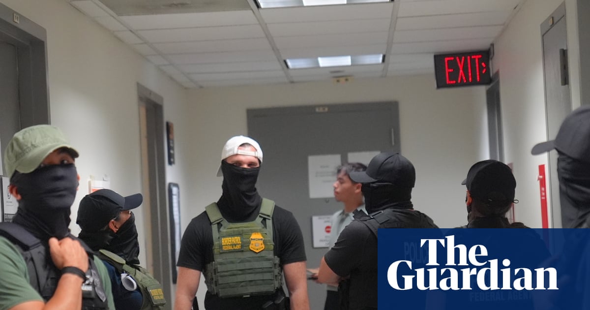Ice chief says he will continue to allow agents to wear masks during arrest raids | US immigration