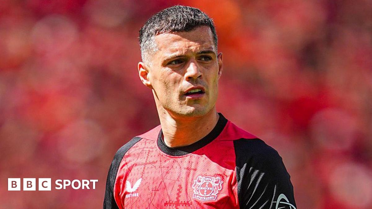 Granit Xhaka of Bayer Leverkusen