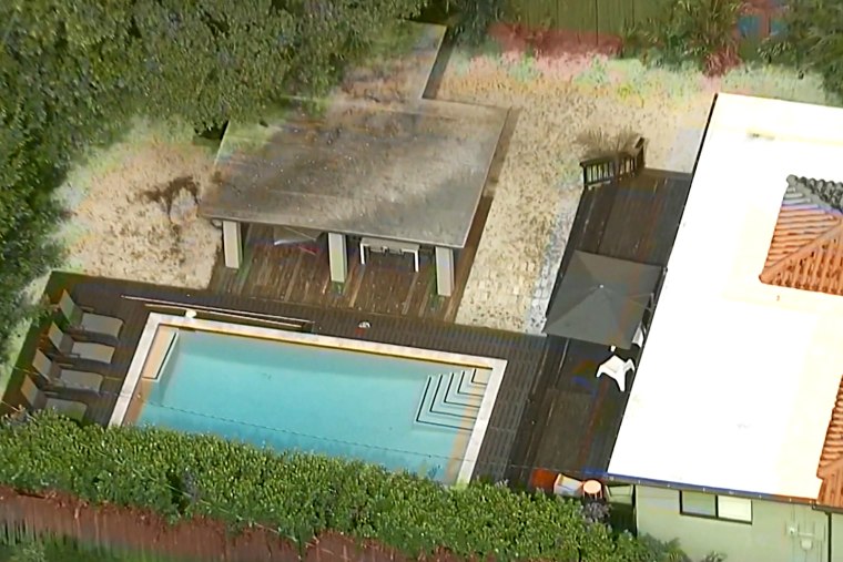 The home and pool in El Portal, Fla., where the 4-year-old drowned.