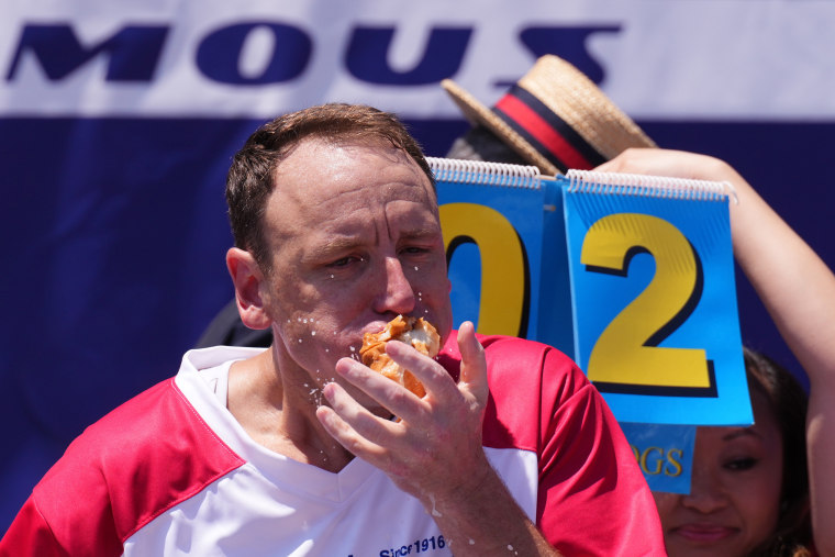 Image: Nathan's Annual Fourth Of July Hot Dog Eating Contest Held In Coney Island